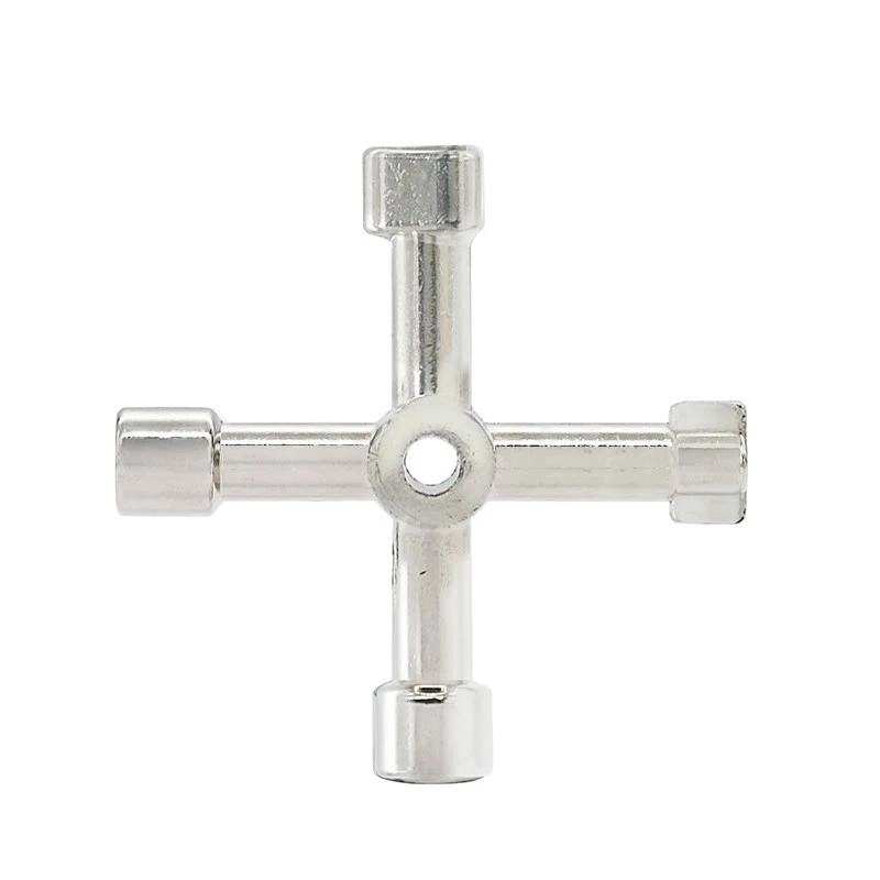 Multifunctional Electric Control Cabinet Triangle Key Wrench Elevator Train Door Water Meter Valve Square Hole Key