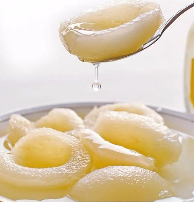 Pudding Cake Ingredient Pear Halved Sliced Canned Pear in Syrup Easy for Prepared