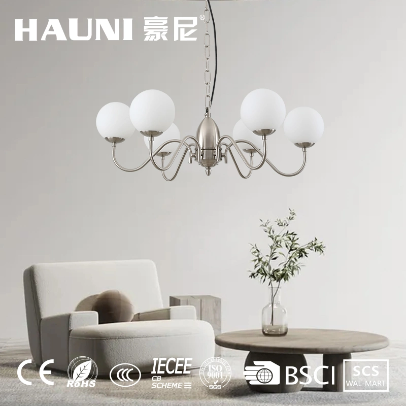 Glass Luxury Nordic Modern Hanging Light Ceiling Lamp Chandelier