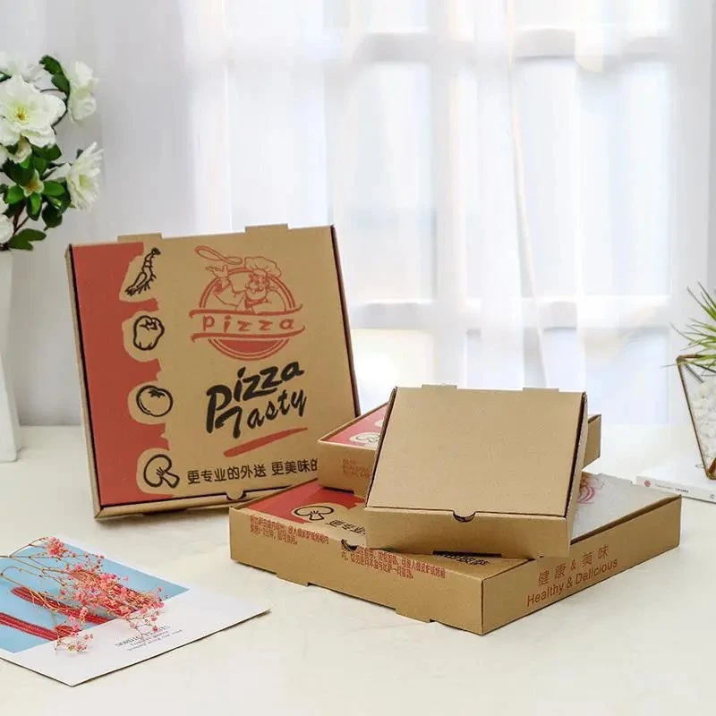 Wholesale/Supplier Cheap Price Printed Corrugated Pizza Packing Box with Customized Logo