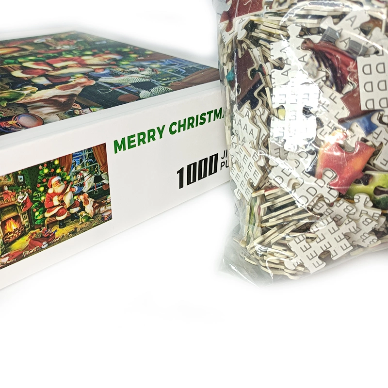 Heißer Verkauf Weihnachten Werbegeschenk Puzzle-Set