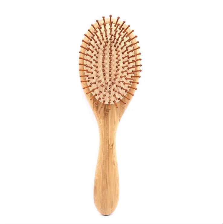 Natural Detangling Bulk Wooden Hair Brushes Wholesale for All Style Hair