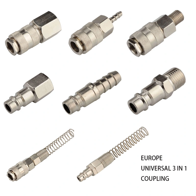 Euro Type Hose Barb Plug for Air Compressor Tools