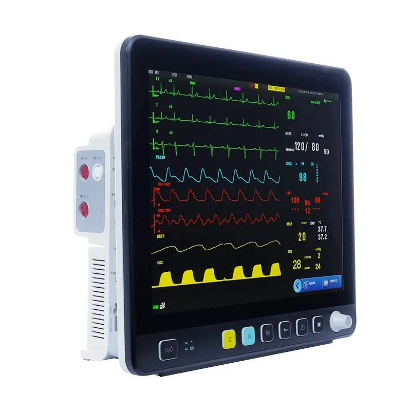 Multi-Parameter Central Monitoring System ICU Cardiac Monitor Patient Vital Signs Monitor (THR-IE15)