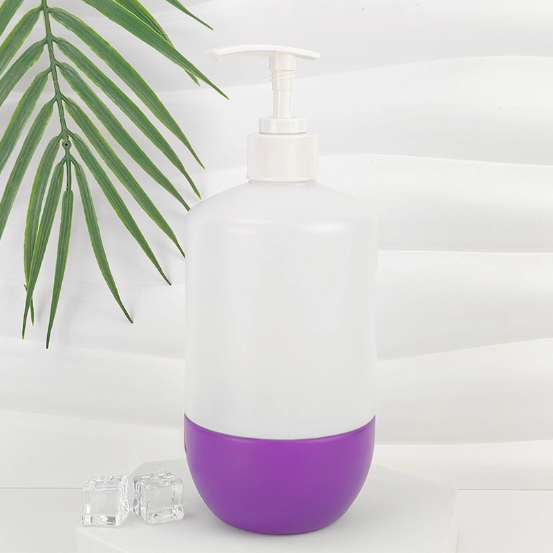 500ml Bouteilles vides en plastique PET rondes entières pour cosmétiques Mini lotion Gel douche Squeeze Hand Sanitizer Bouteilles de shampoing vides blanches.