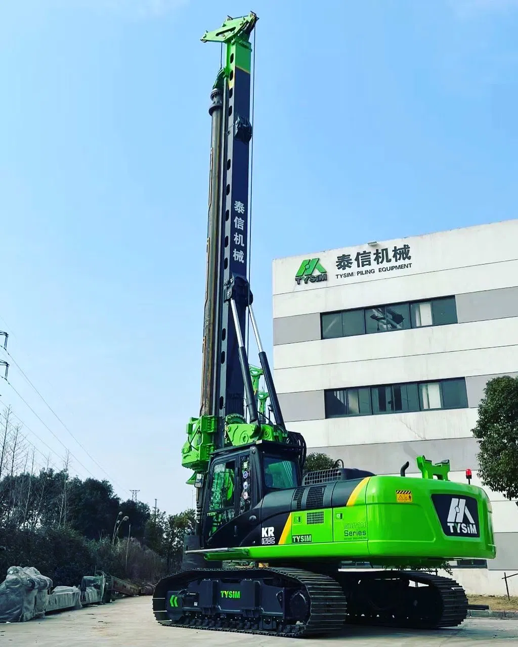 Torre de perforación Augersrock Herramienta Drilltransport Drillhand barrena barrena ancho 3000 Mmdrilling barrilete de la cuchara con el sinfín de perforación Teethfoundation sinfín Rock