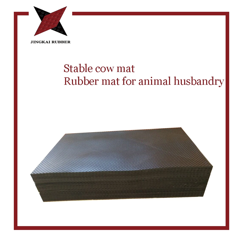 American Utility Pebble Hexagon Anti-Rutsch Pferd Sicherheit Stall Kuh Gummimatte Stoßdämpfung