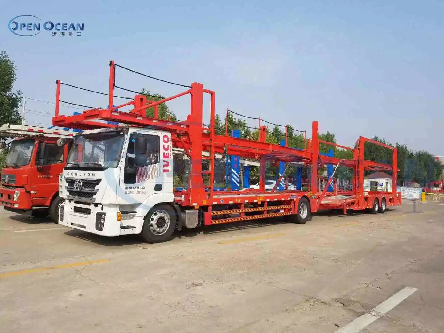 The Best-Selling 3-Axle 13m Fence Semi-Trailer Is Suitable for Road Freight Transportation