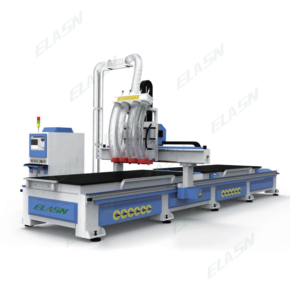 China suministro Multi Head Rotary 4 eje 3D Madera CNC Máquina de enrutador máquina de trabajo en madera máquina de grabado