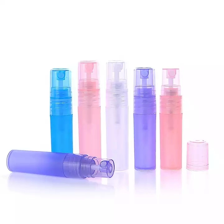 Pink Purple Translucent Blue Spray Perfume Bottle 3ml 5ml 10ml PP Plastic Bottles
