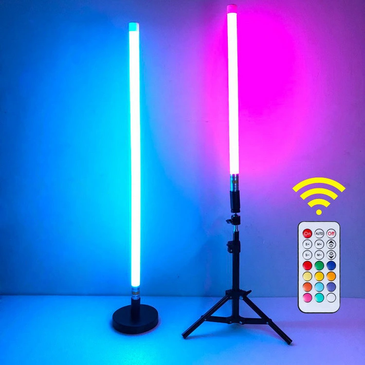 Handheld Portable USB Rechargeable Remote Control LED RGB Tube