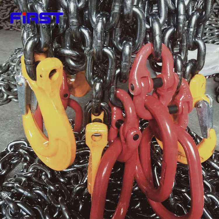 High Strength G80 Alloy Steel Multi-Leg Lifting Chain Sling with Hook