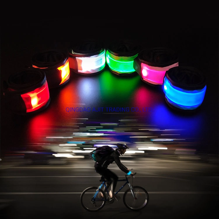 Party Decoration Multicolored Glow LED Bracelet LED Slap Band