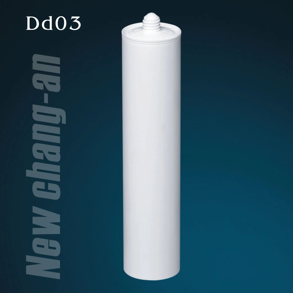 300 ml de vacío un tubo de plástico de HDPE para sellante de silicona DD03