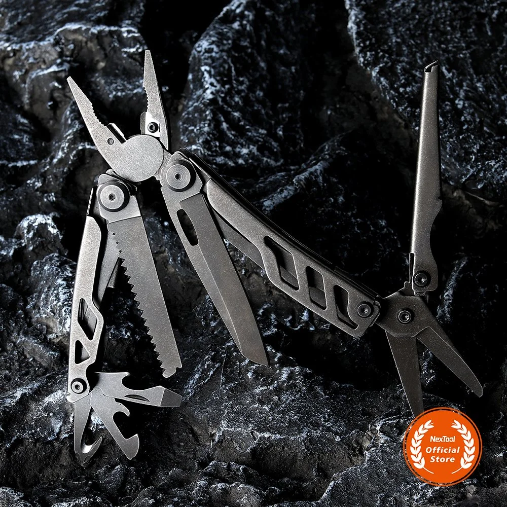 Nextool Outdoor Black Kombination Zangen Hardware-Tool mit großen Scheren