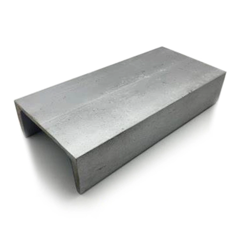 S335 Jr 200 X 80 X 7,5 X 11mm Galvanizado Acero Perfil de acero Canal de acero ligero U viga de acero