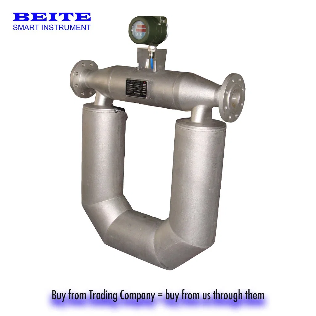 Gran Flujo de alta viscosidad de la Melaza de Coriolis medidor de flujo de masa