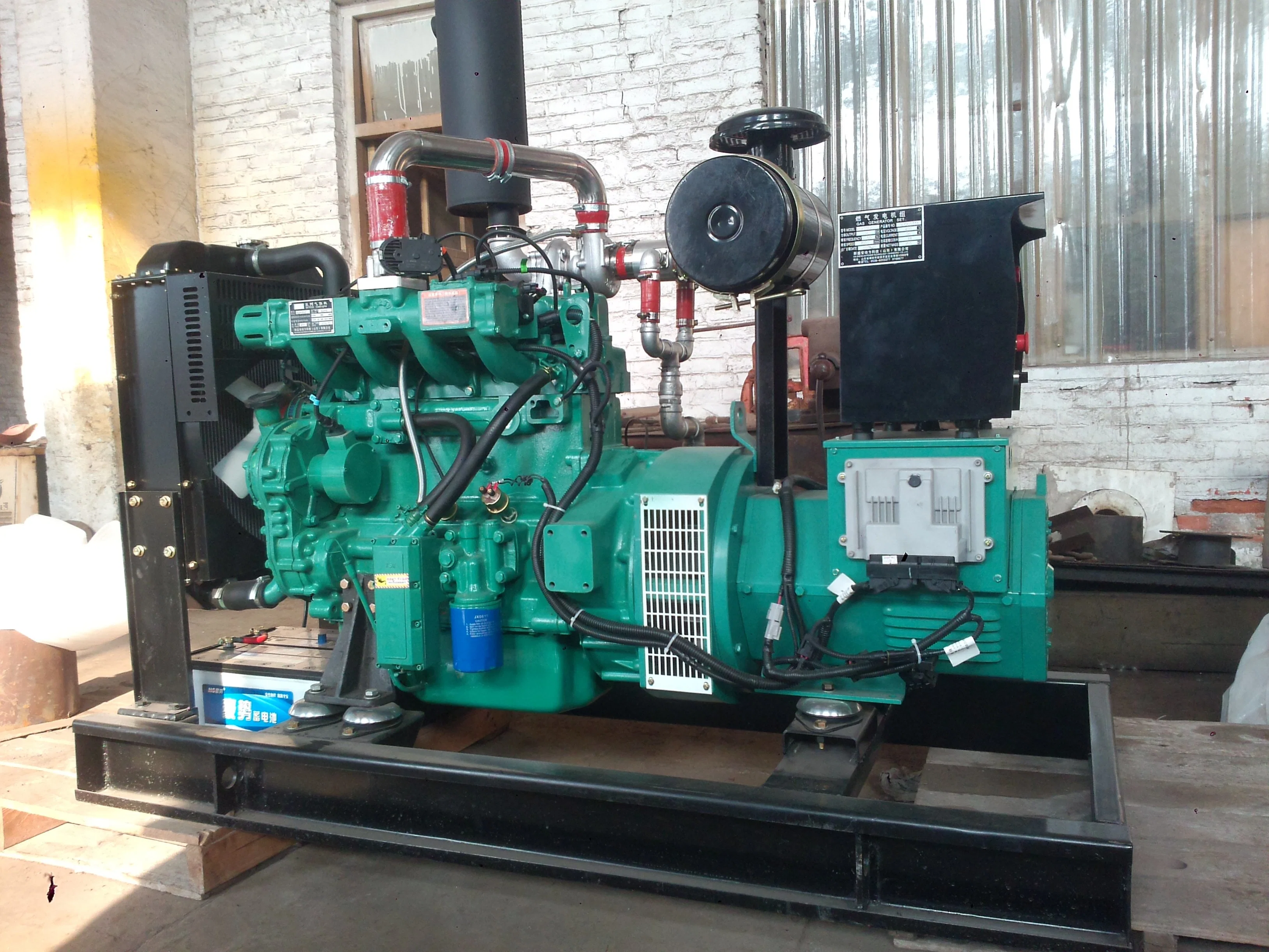 Saw Dust Gasification Biomass Power Engine 200kw Syngas Generator