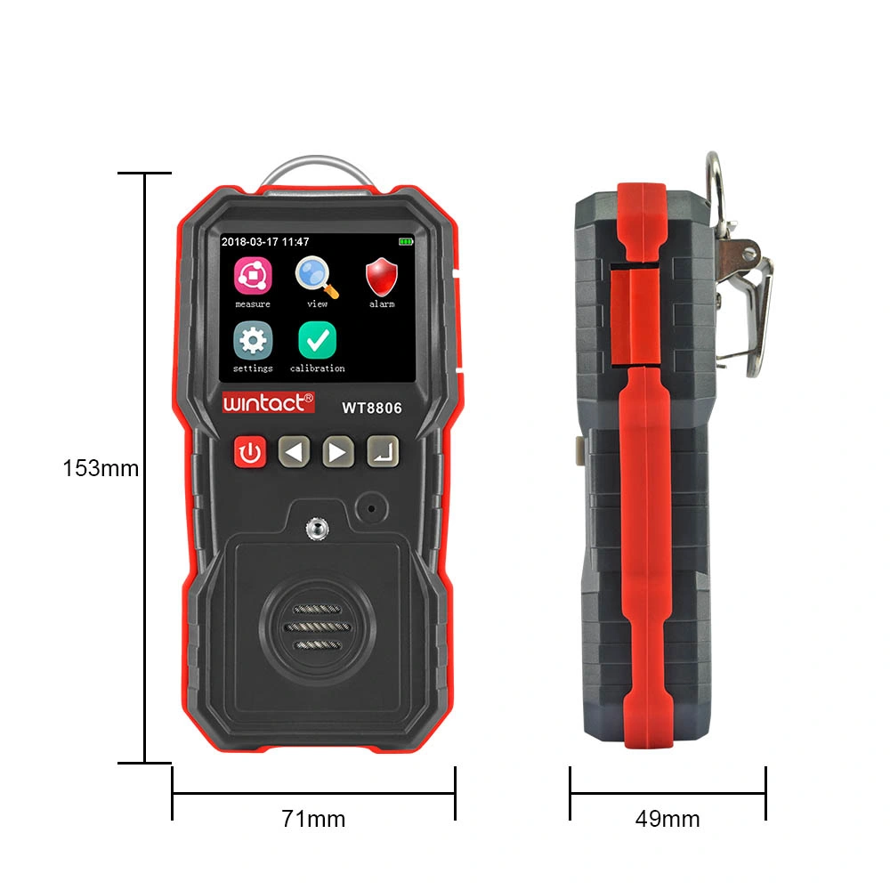 Handheld LCD Display Kohlenmonoxid Co Gasdetektor mit hoch Qualität Wt8806