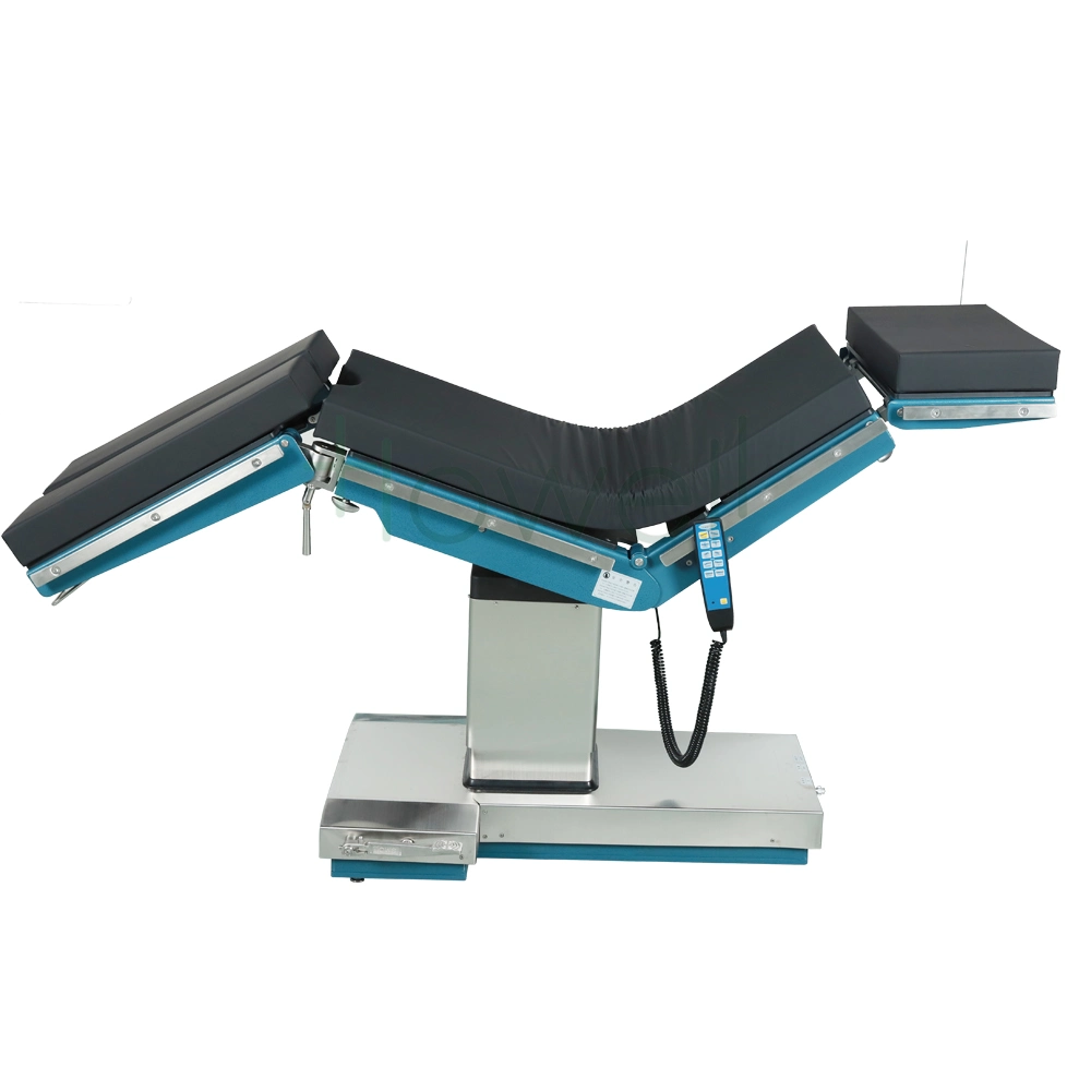 He-608-a Electric Lifting Operating Stainless Steel C-Arm Compatible Surgical Table