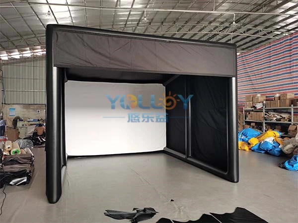 Mobile Inflatable Tent for Golf Simulator