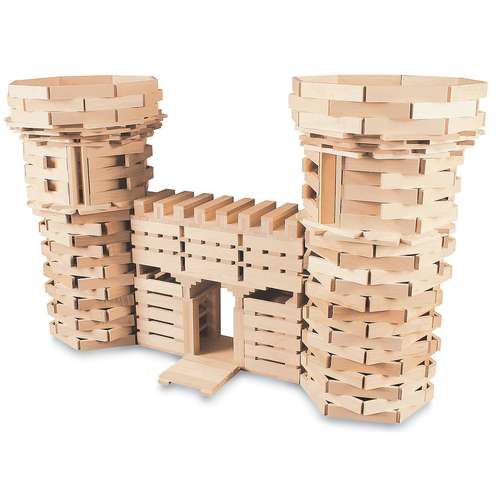 Customized Wholesale/Supplier Factory Price Castle Wooden Building Blocks