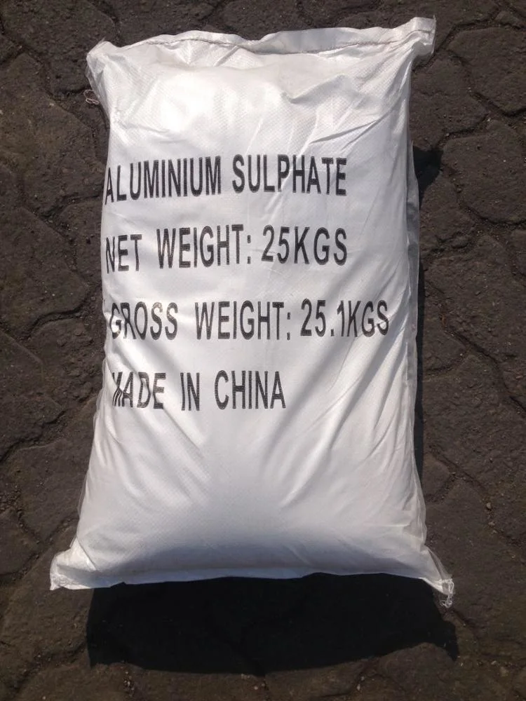 White Crystal Powder Non Iron Type Aluminum Sulfate Powder for Waste Water Treatment Chemicals