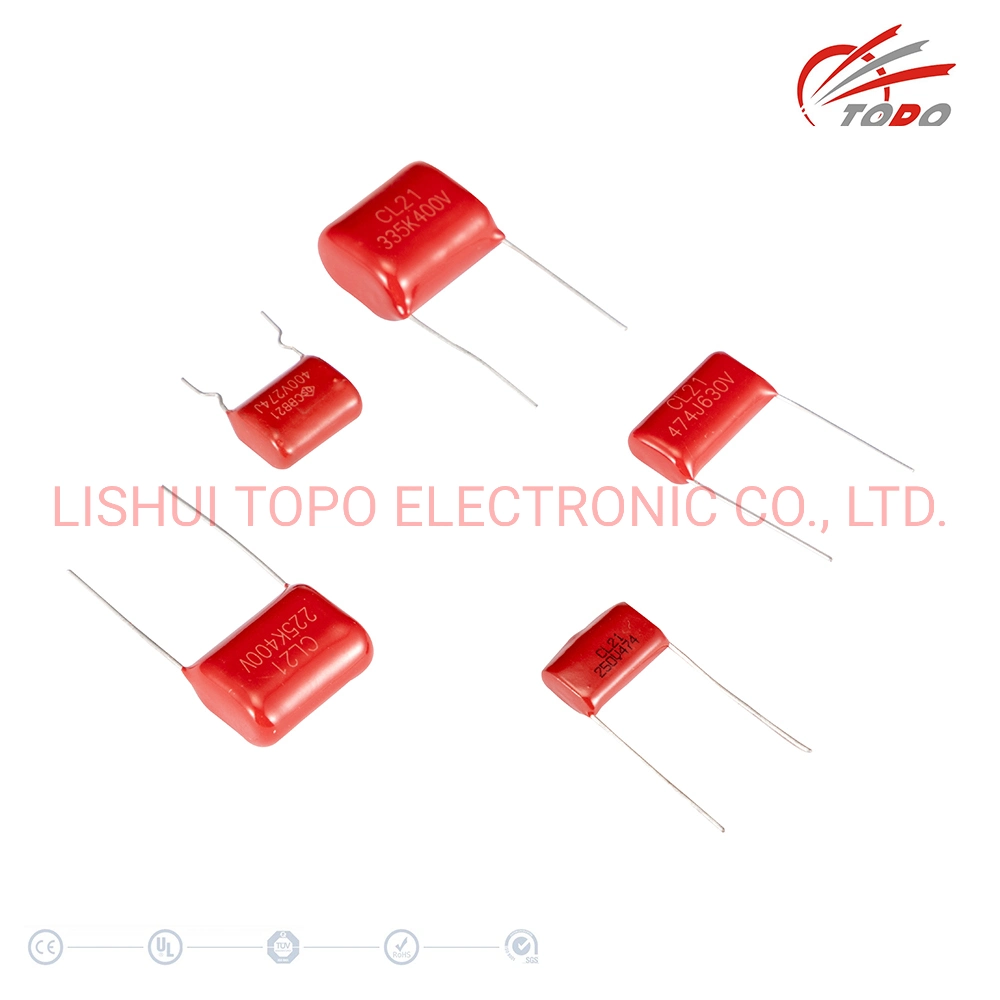 Electronics Electrical Electric Component Polyester Film Capacitor 1UF for Sale