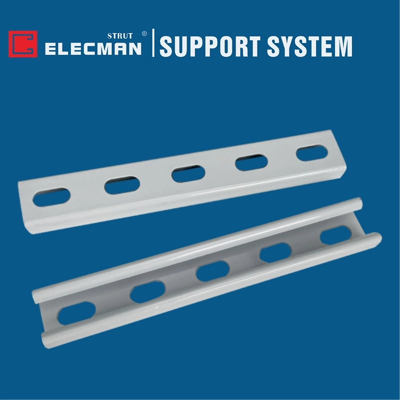 41X41 Strut Channel Power Coated C Channel 41*21 Riel Channel Black Steel Channel