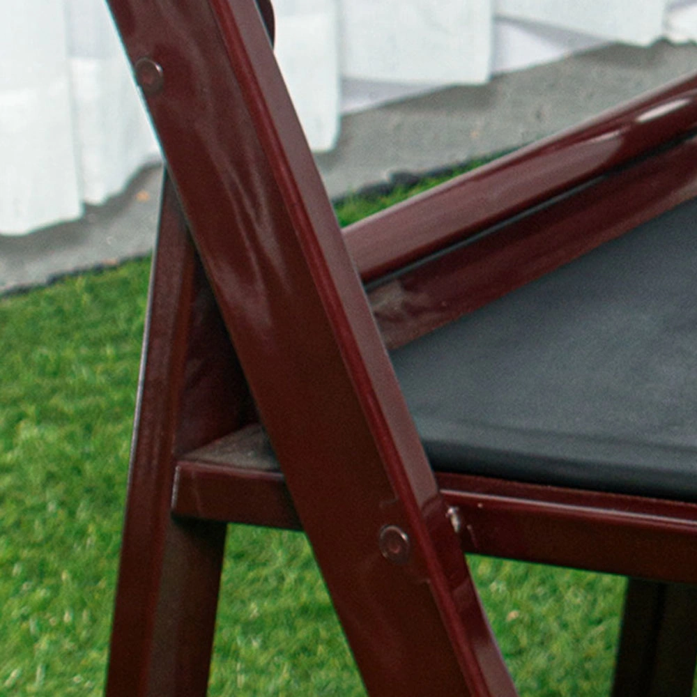 Modern Wholesale/Supplier Foldable Brown Plastic Dining Party Resin Folding Chairs for Events