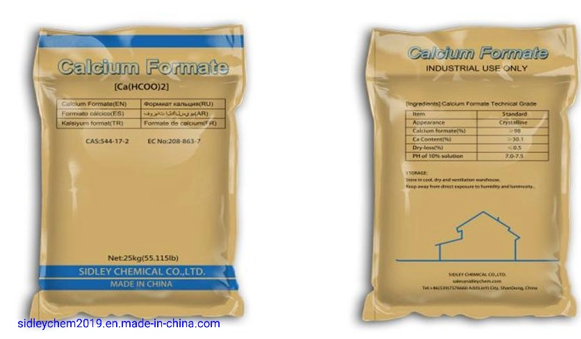 Calcium Formate for Tile Adhesive Feed Grade Additives with Fami-QS CAS 544-17-2 Fast Delivery