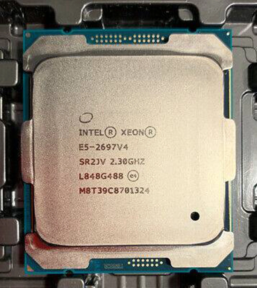 معالج الخادم Intel Xeon E5 2697 V4 18 أساساً 3.6 وحدة معالجة مركزية للكمبيوتر GA2011 جيجاهرتز