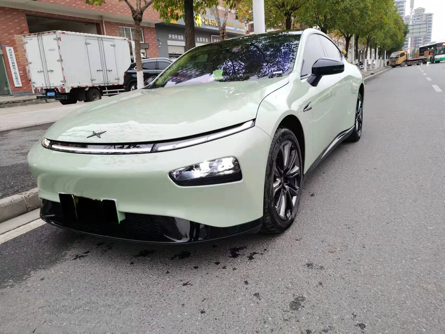 Película de cambio de color de coche verde Crystal Khaki película de coche completo