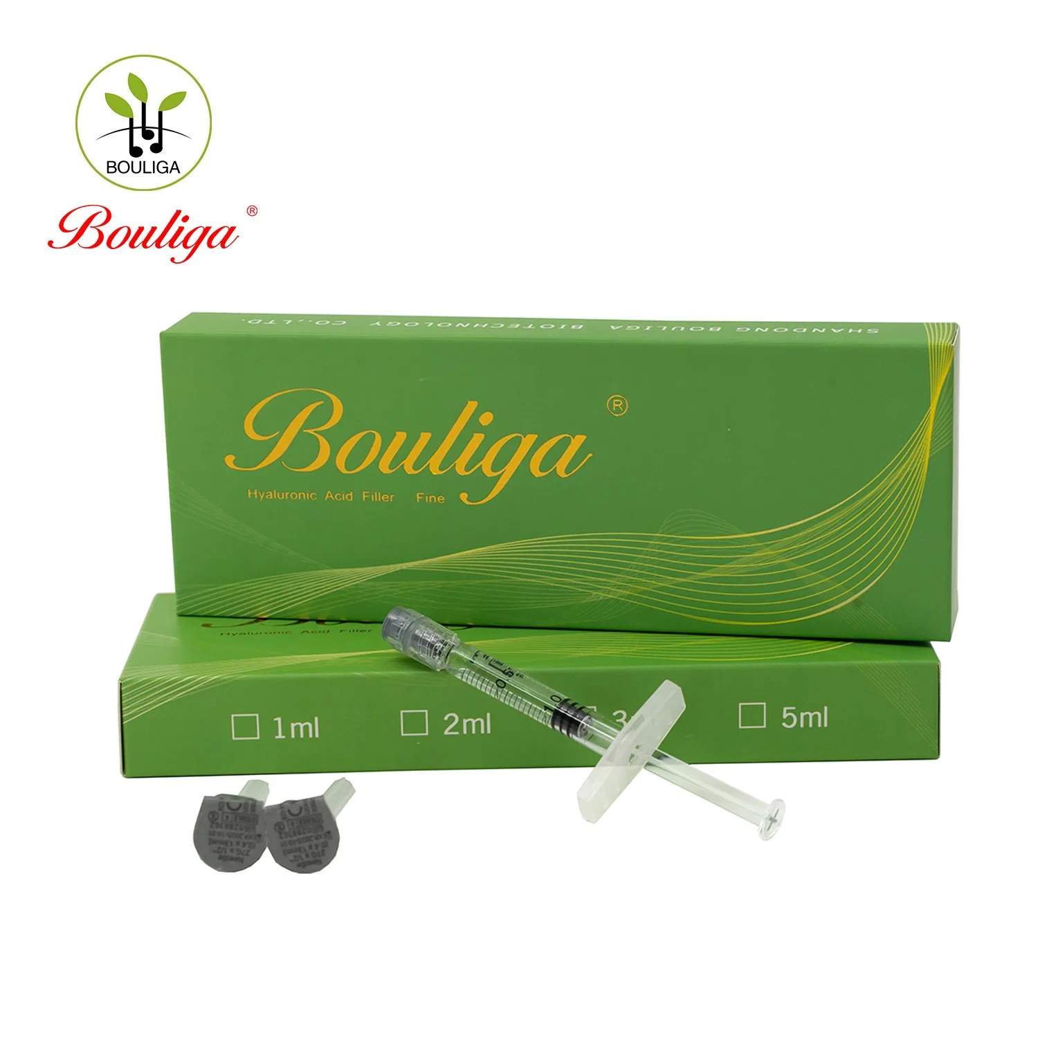 Gel de hialuronato de sódio de 2 ml/enchimento dérmico de ácido hialurónico/hialuronato de sódio injectável