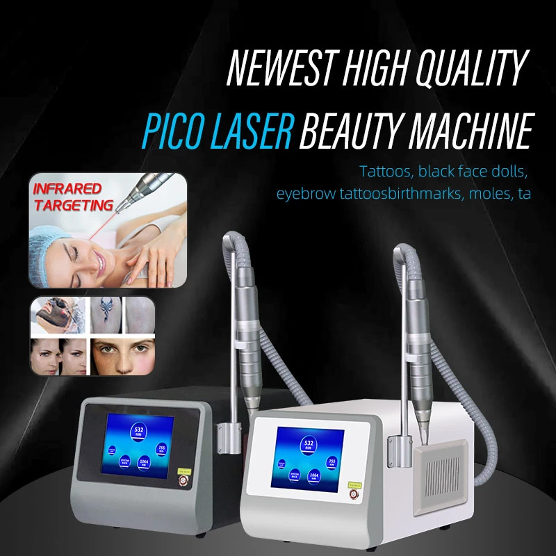 ND-YAG Pico Remoção do laser e remoção do freckless Laser Beauty Equipamento