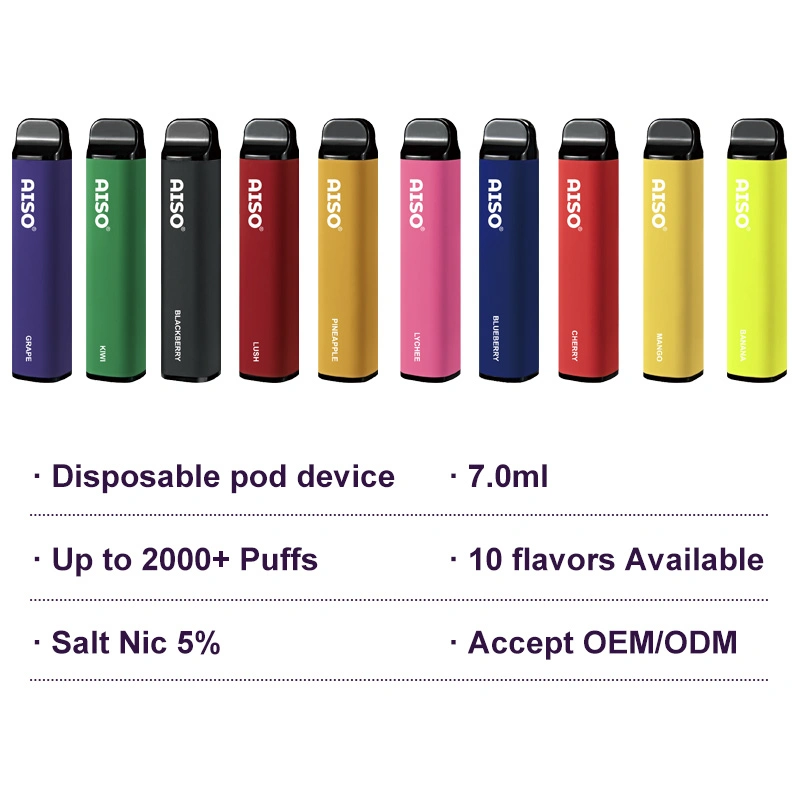 OEM Juicy Vape Pen 2000 Puffs Multi-Smoke Disposable/Chargeable E-Cig