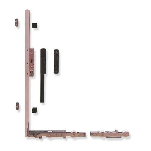 Smoothly Aluminum Profile Sliding Door System for Glass Hardware