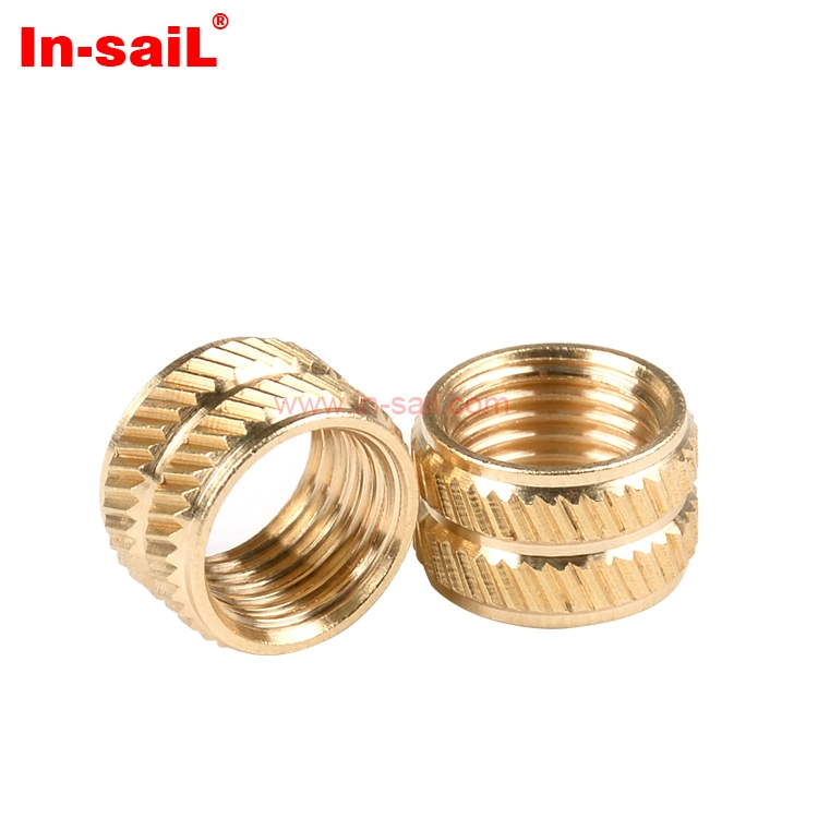 M4 M5 M6 Brass Tapered Ultrasonic Threaded Insert Nut