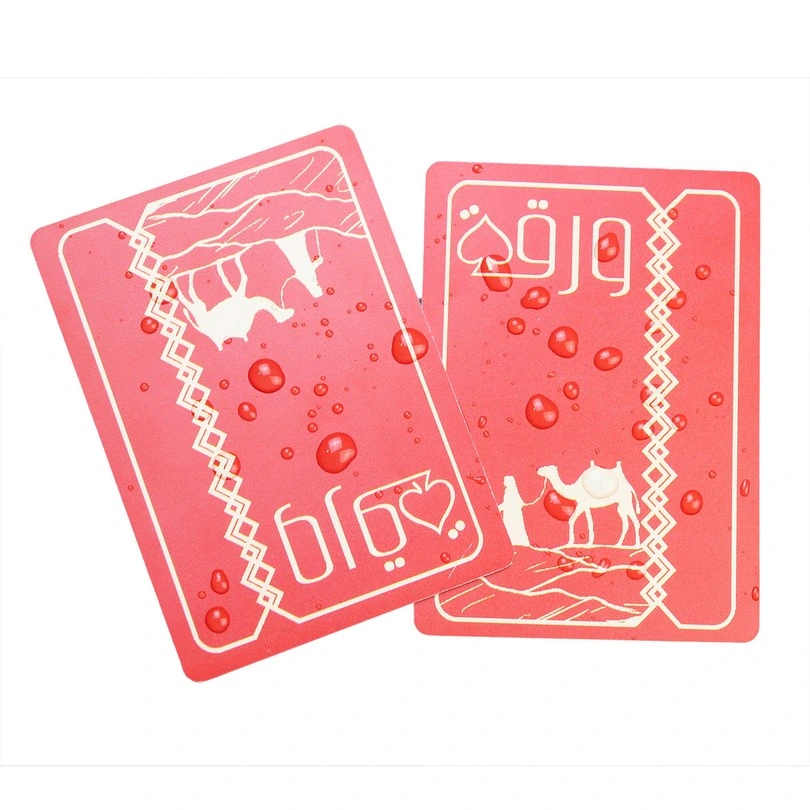 L'emballage de haute qualité personnalisé Carte de jeu de cartes à jouer pour les enfants Flash Cartes à jouer d'impression de cartes en plastique