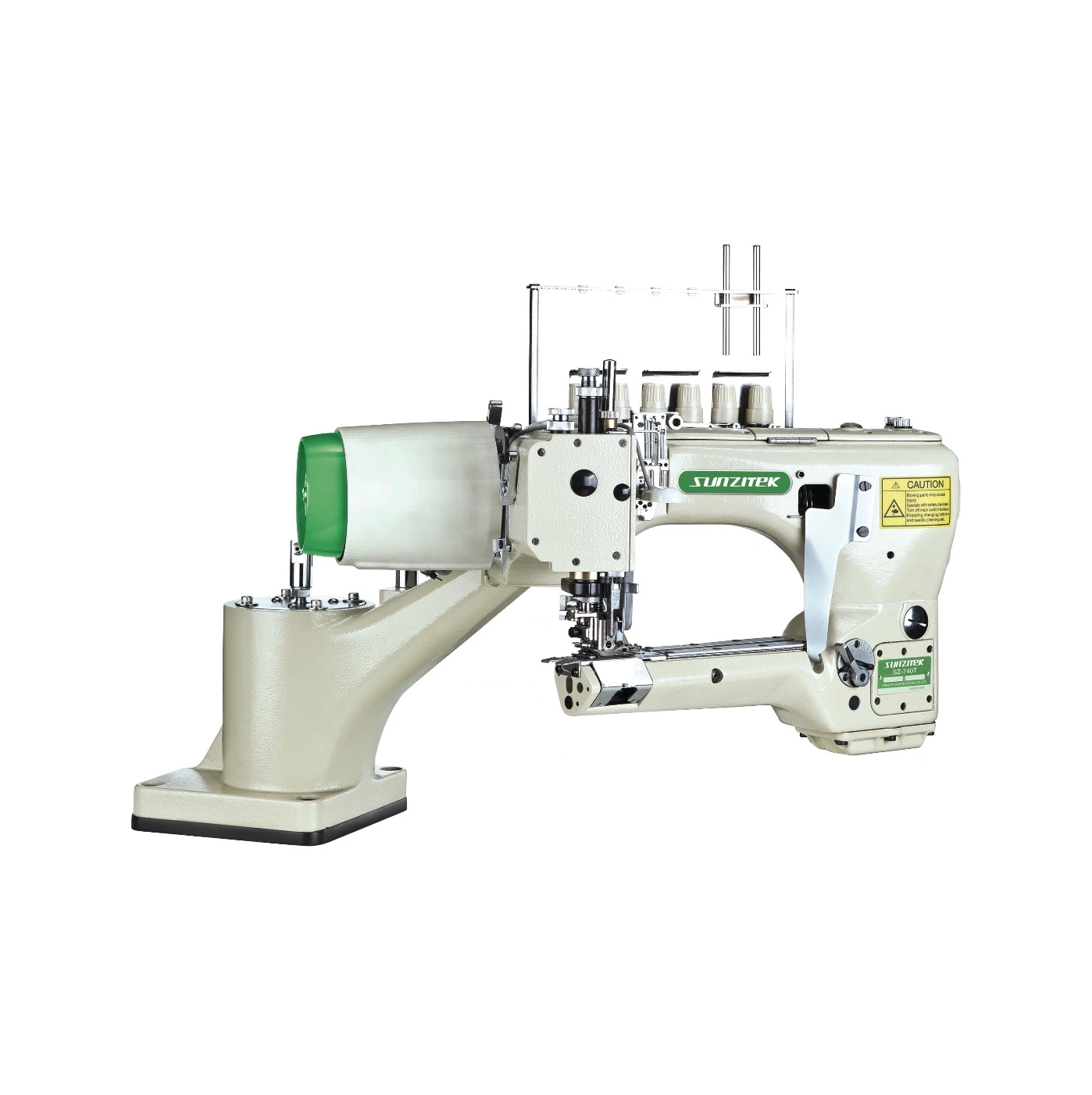 Sz-1500t-L Long Arm Direct Drive Cylinder Bed Interlock Sewing Machine with Thread Trimmer and Foot Lifter