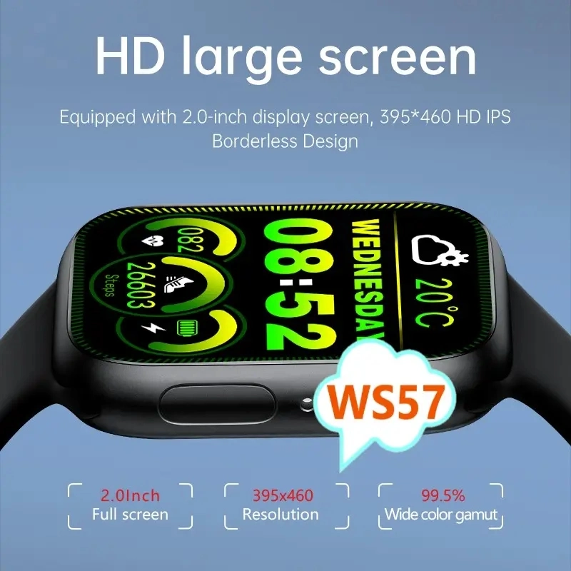 x16 pro Iwo 12 13 2,0 Zoll Großbildschirm X16PRO Ws57 Watch7 - Seri Watch 7 8 Smartwatch Series 7 8 Mit Play