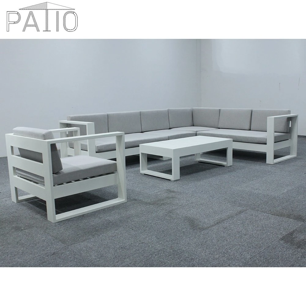 Hot Sale Premium Garden Furniture Set Aluminum Corner Sofa