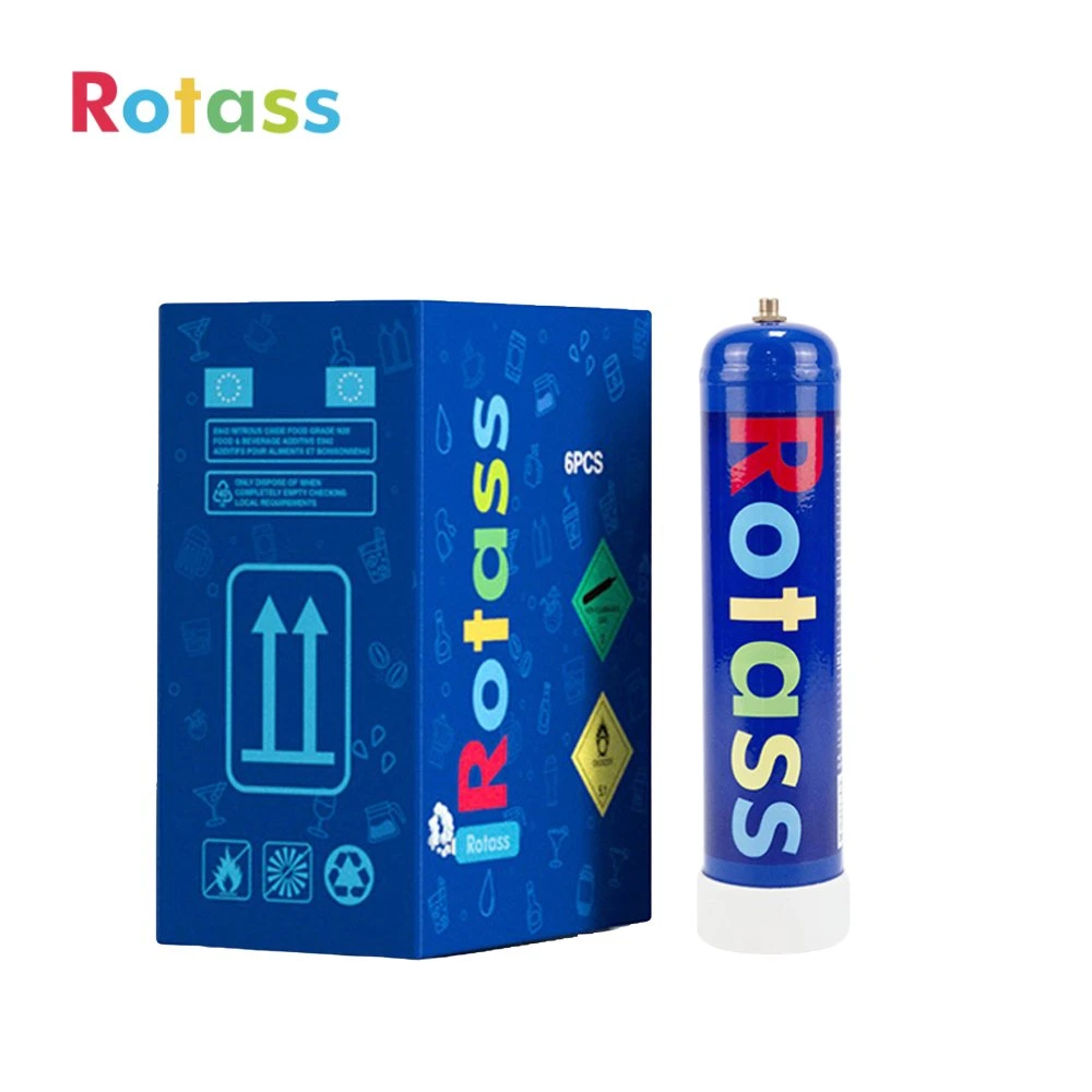 Rotass Nitrous Oxide Gas Cylinder 0.95L N2o Canister 580g 580gram Whipped Cream Charger for Wholesale/Supplier Buyers