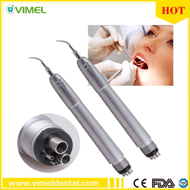 Dental Air Perio Scaler Handpiece 4-Hole + Tips Fit NSK