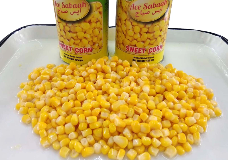 Canned Food Canned Sweet Corn in Tin Packing