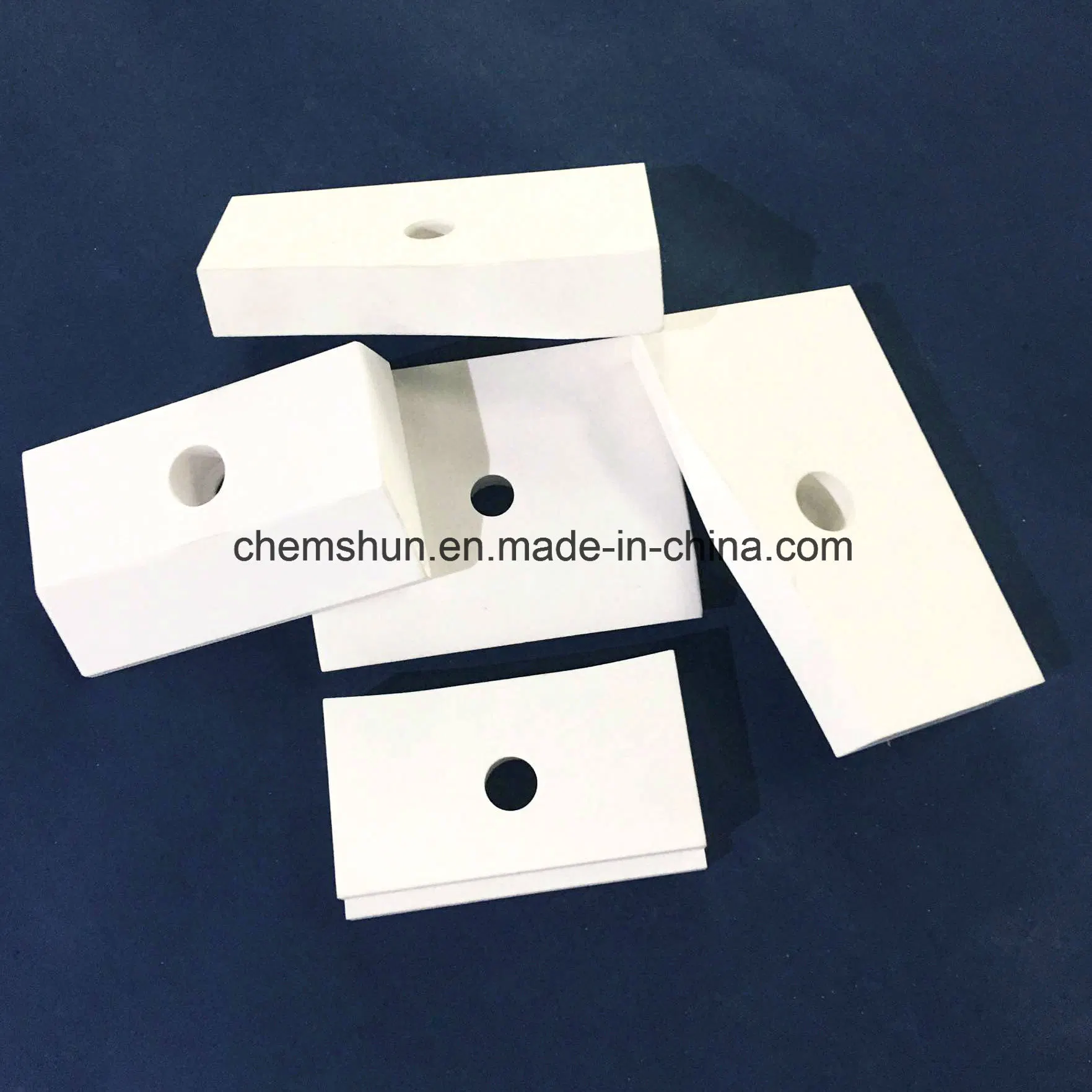 Alumina Ceramic Industry Linings with Hole for Combustion System