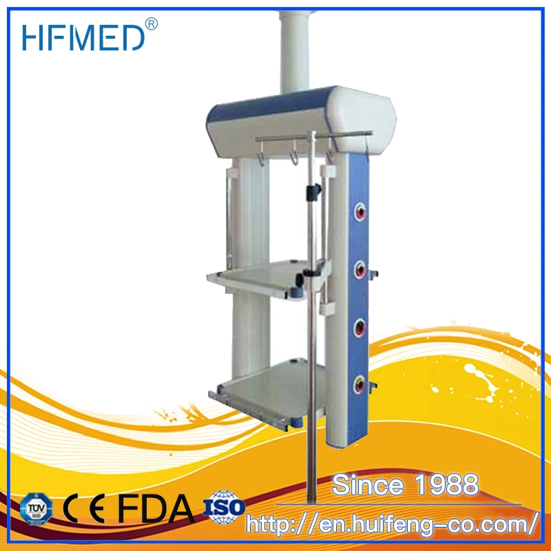 Powder Coating Aluminium Operating Room Gas Collect One Arm Pendant