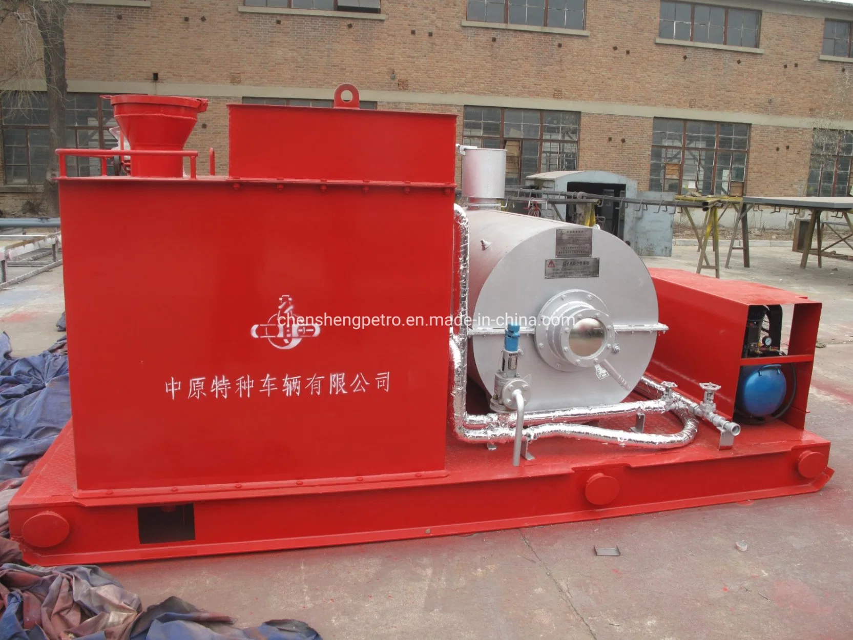 Max Pressure 6MPa Steam Generator Skid High Temperature Boiler Paraffin Removal Skid Zyt Petroleum for Flushing Tube Casing