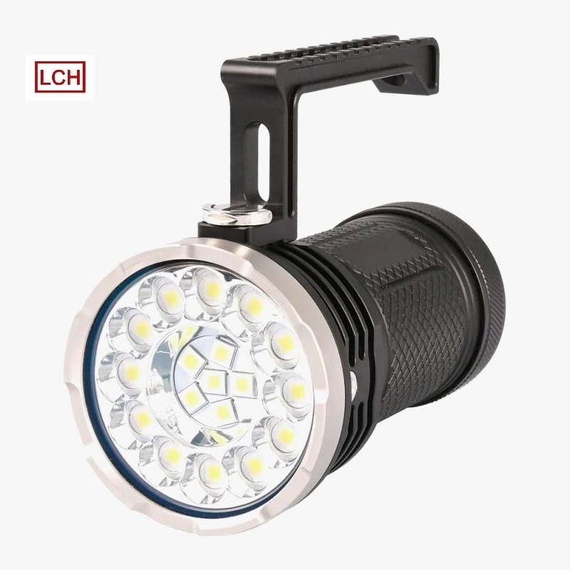 High Power Aluminum Alloy LED Flashlight for Industrial Aluminum Custom CNC Machining Parts