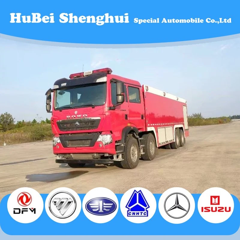 HOWO 8X4 25000 Gallons 25000 Litres 25000L Fire Truck Fire Fighting Vehicle